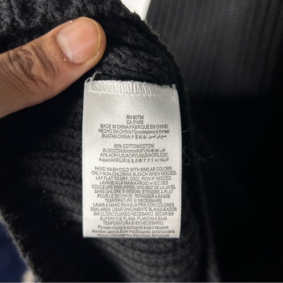 BCBGGeneration Women's Black Cowl Neck Short Sleeve Sweater Dress Size XS - Picture 8 of 11